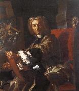 Francesco Solimena Self portrait oil